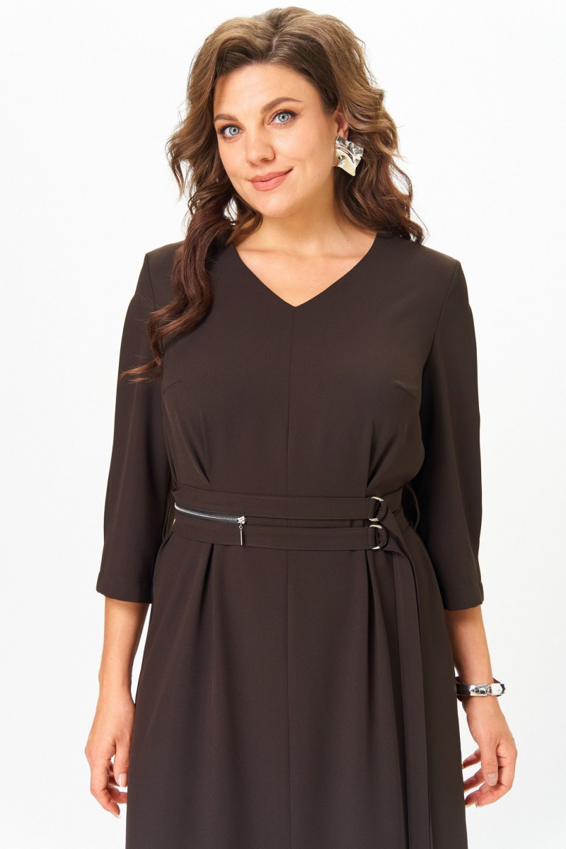 Платья ANASTASIA MAK 1294 коричневый