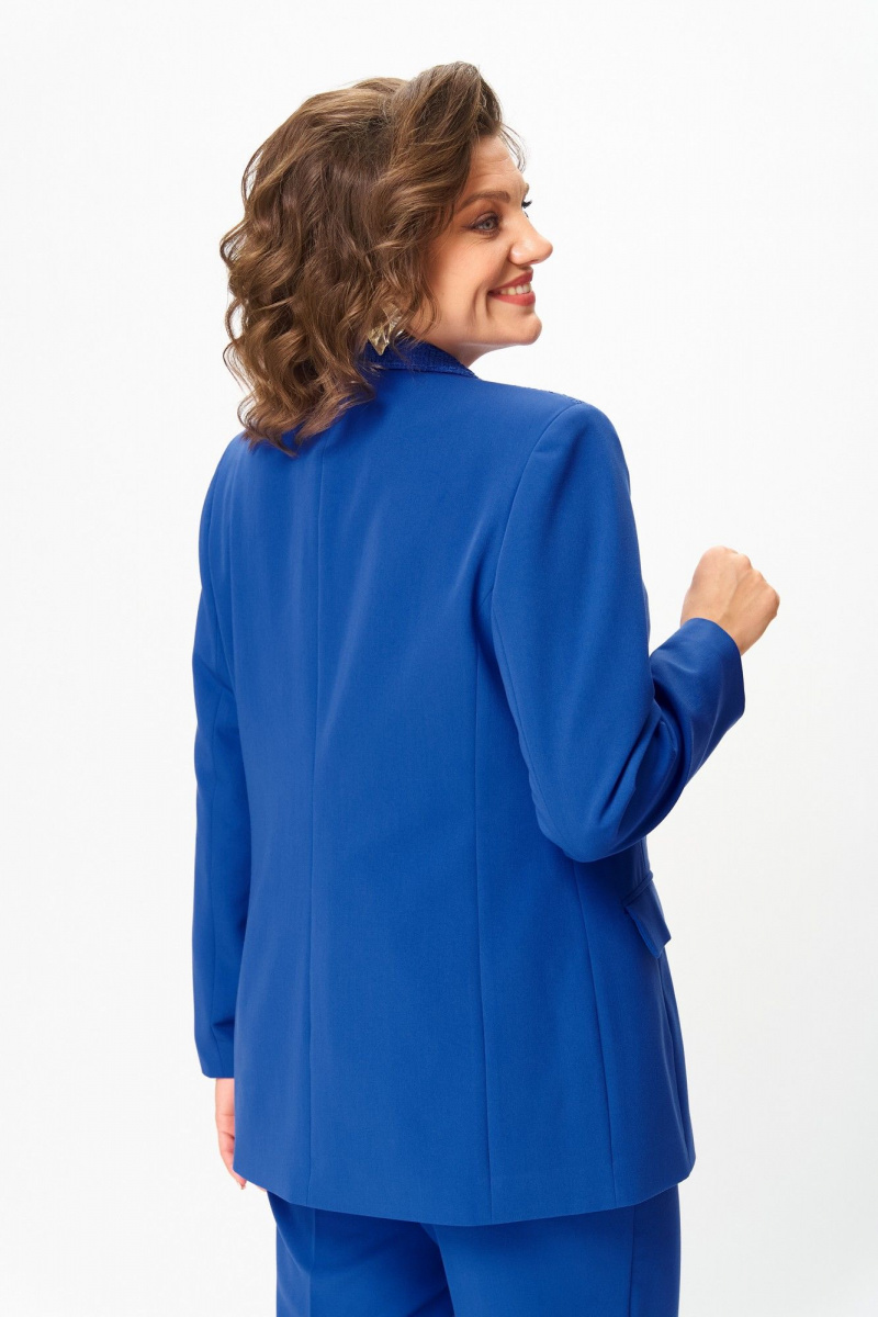 Брючный костюм ANASTASIA MAK 1297 василек