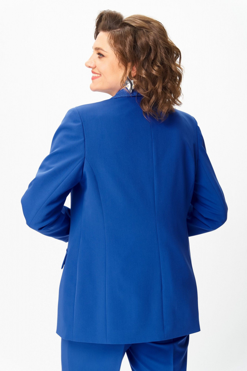 Брючный костюм ANASTASIA MAK 1297 василек