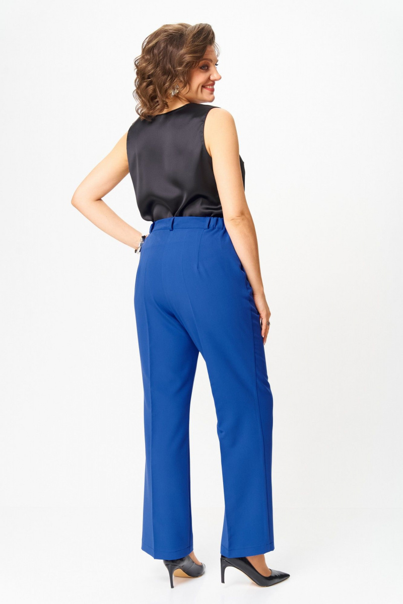 Брючный костюм ANASTASIA MAK 1297 василек