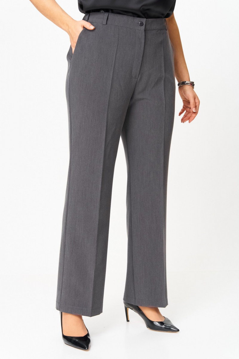 Брючный костюм ANASTASIA MAK 1297 серый