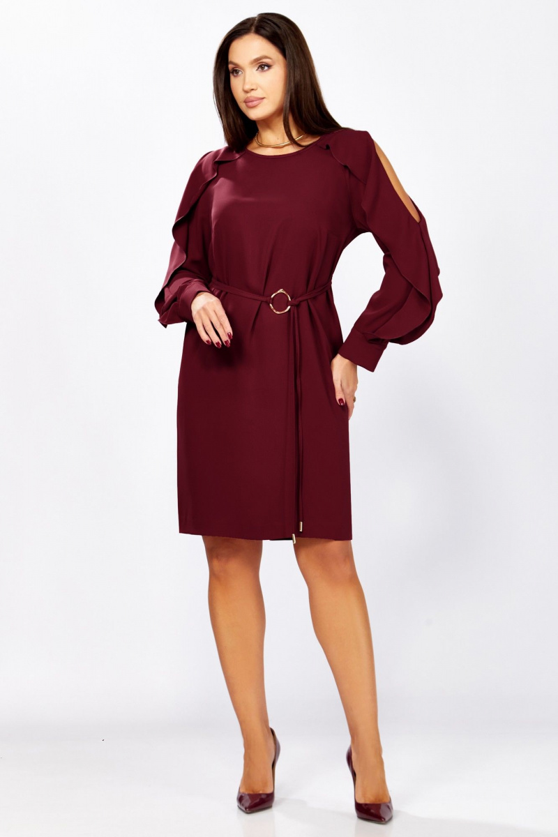 Платья Мишель стиль 1336 винный
