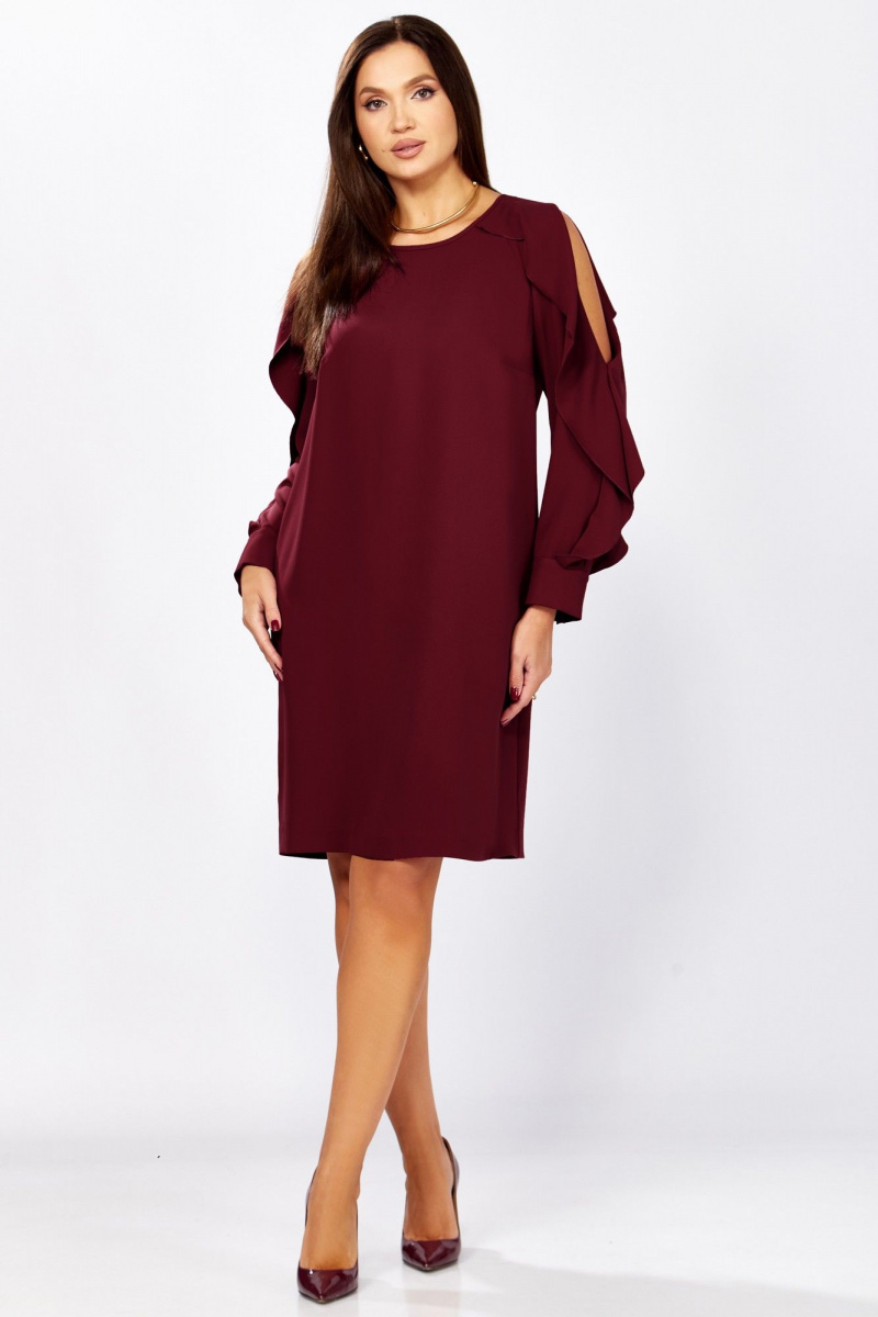 Платья Мишель стиль 1336 винный