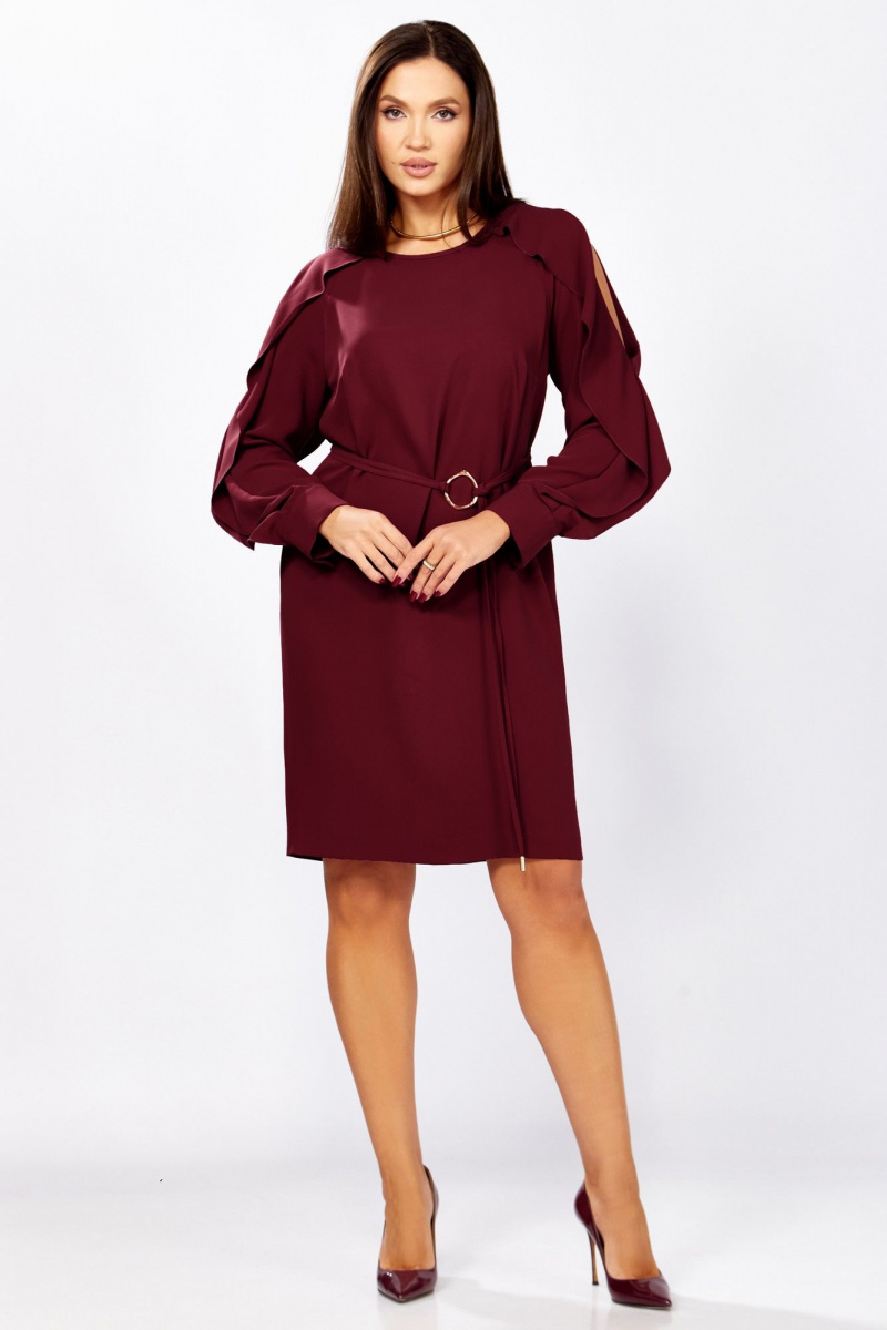 Платья Мишель стиль 1336 винный