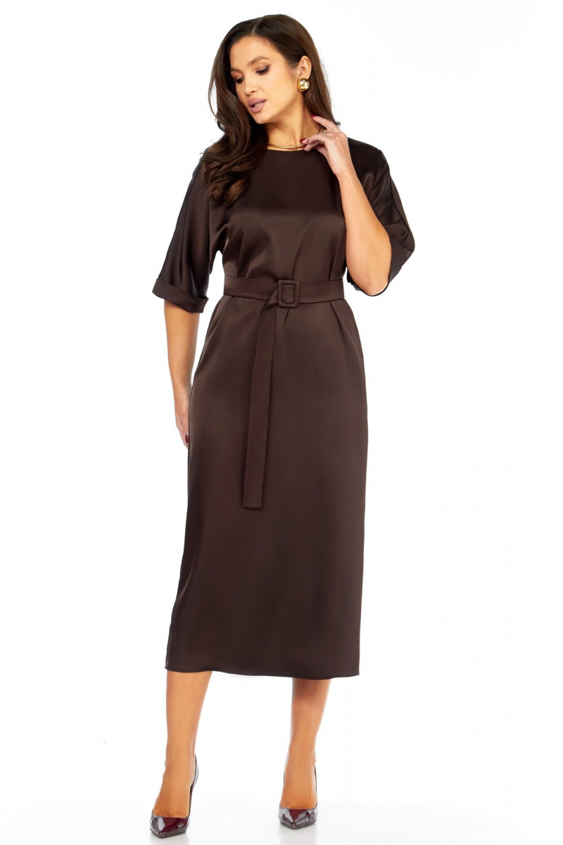 Платья Мишель стиль 1341 шоколад
