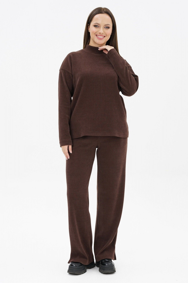 Брючный комплект Пинск-Стиль 274 шоколад