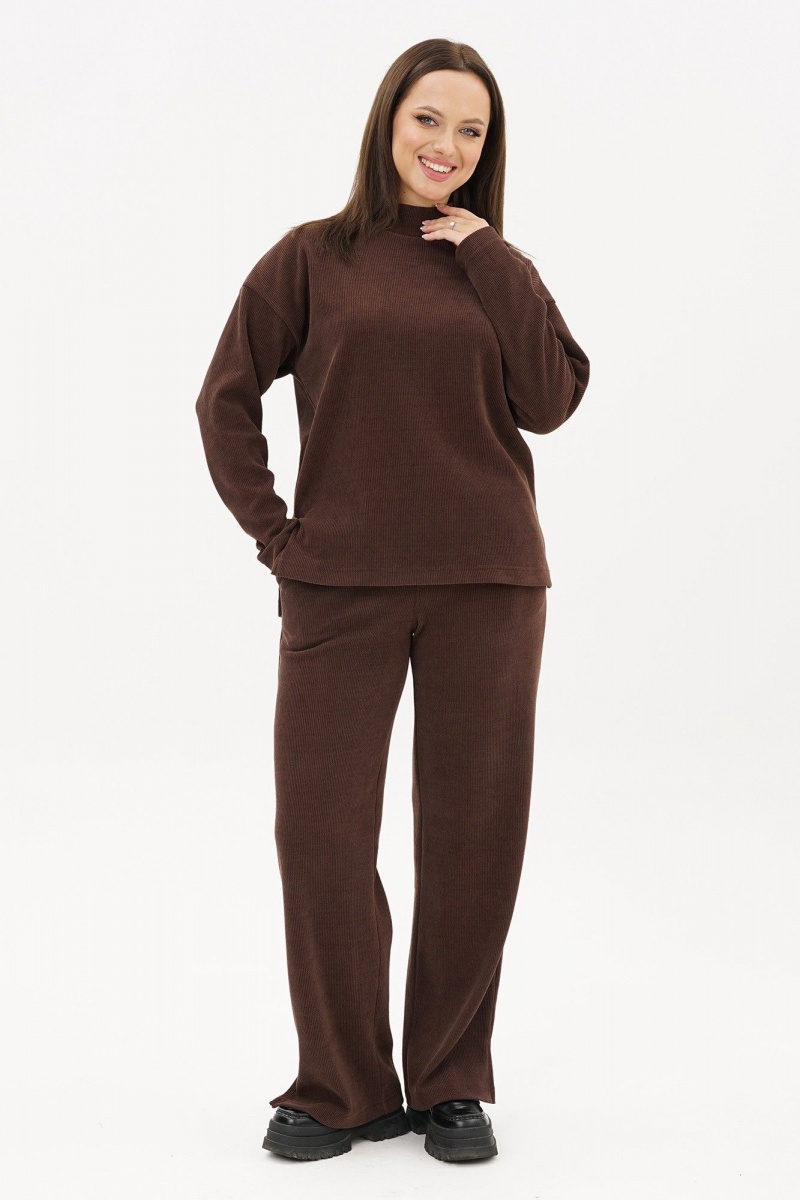 Брючный комплект Пинск-Стиль 274 шоколад