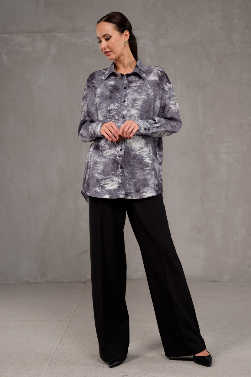 Блузы Erika Laurent 7076 серый