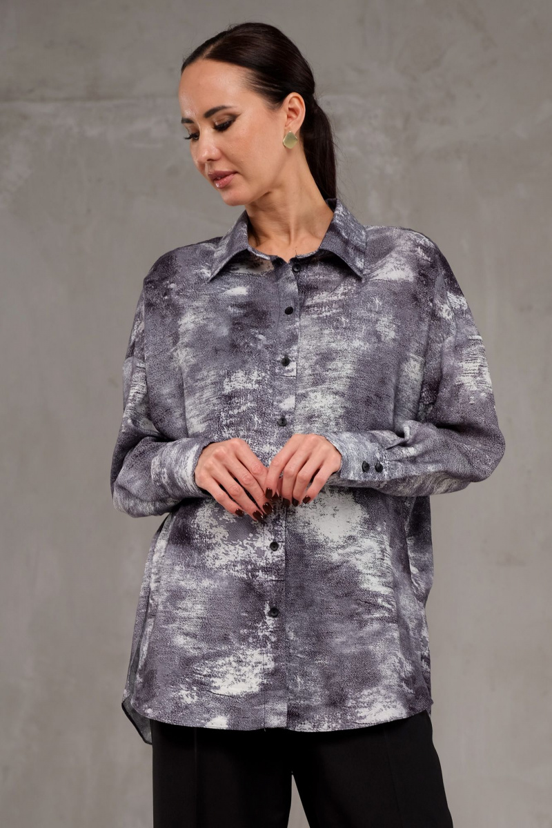 Блузы Erika Laurent 7076 серый