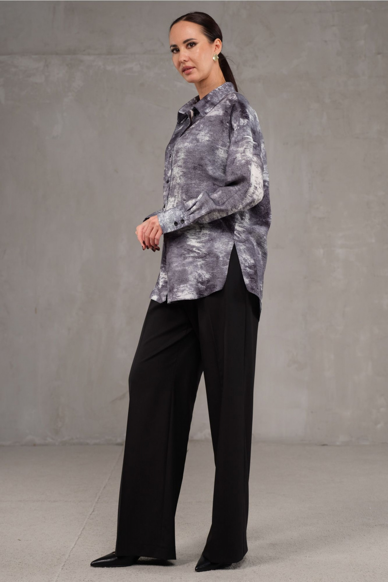 Блузы Erika Laurent 7076 серый