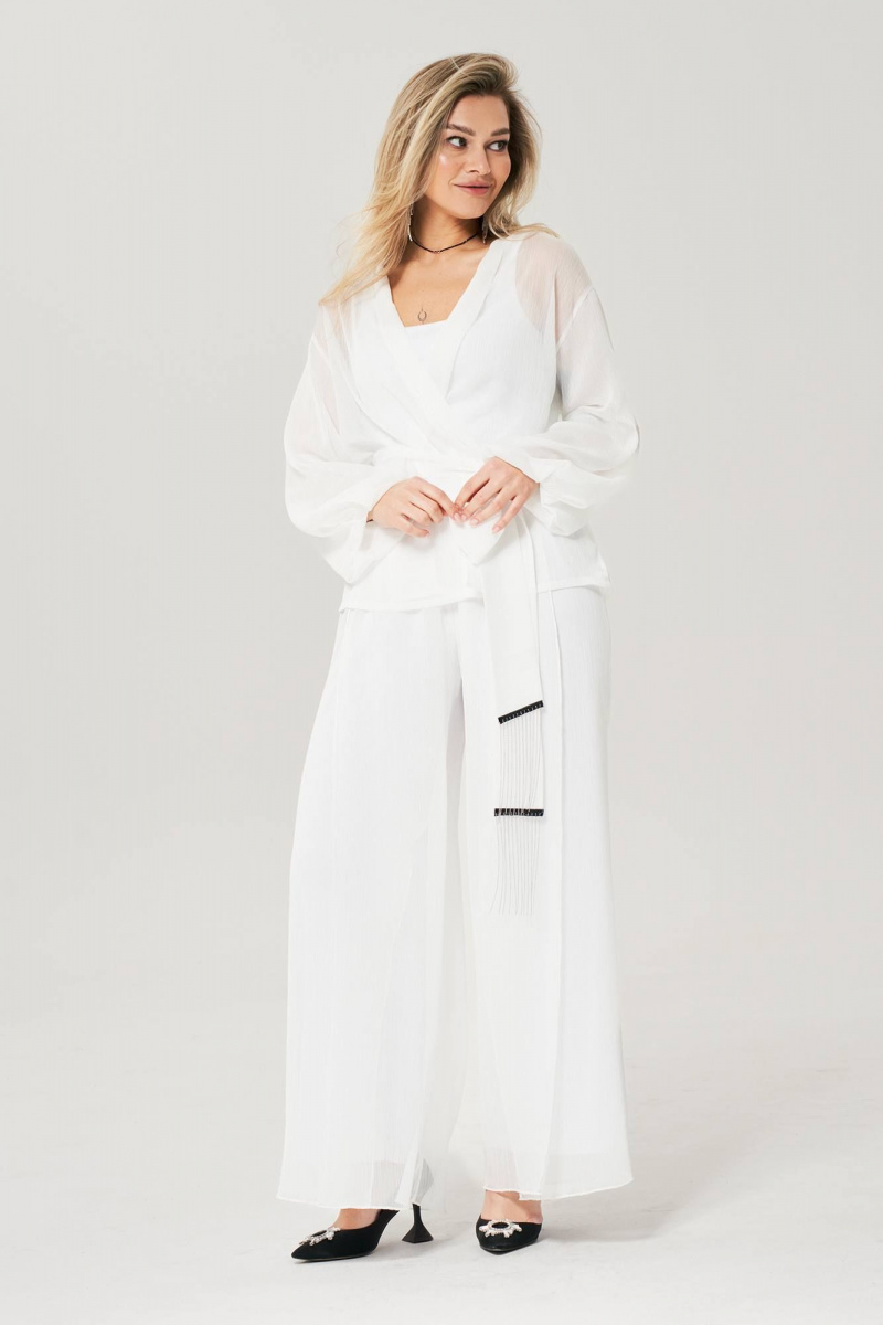 Брючный комплект Anastasia 1063.1 молочный