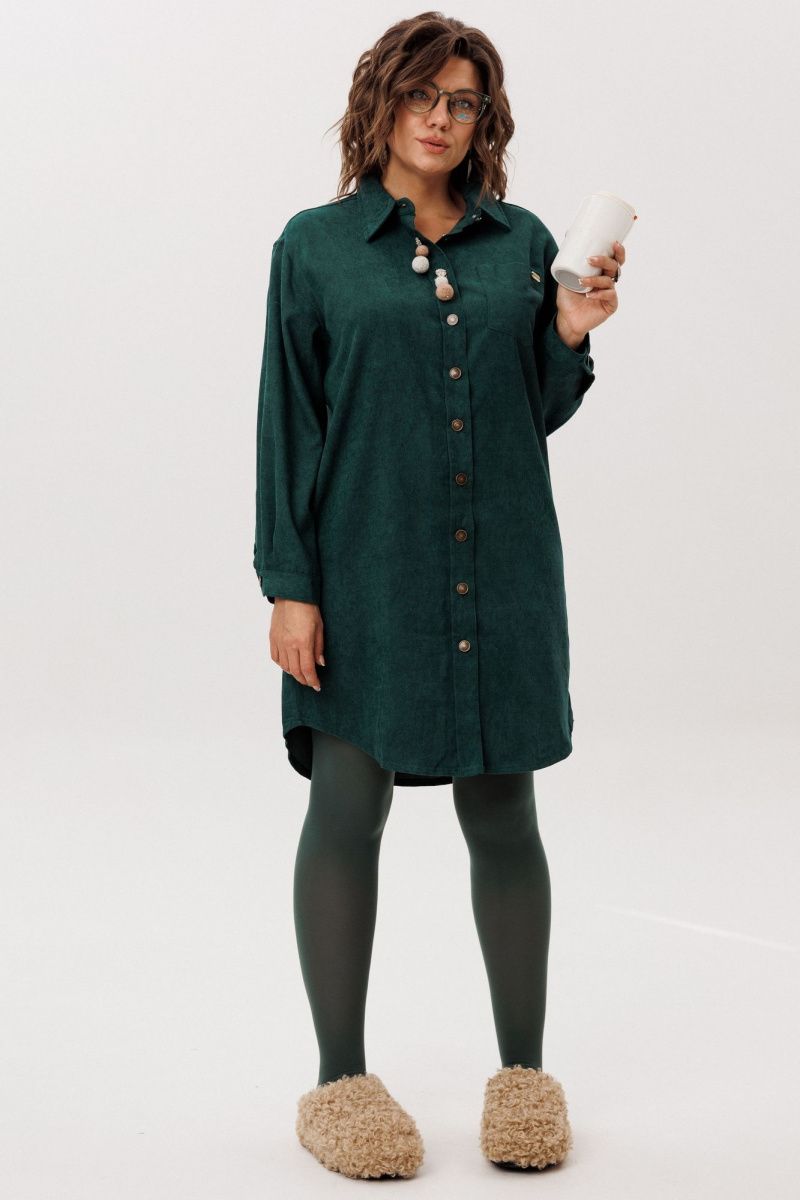 Платья Anelli 1771 изумрудная мягкость