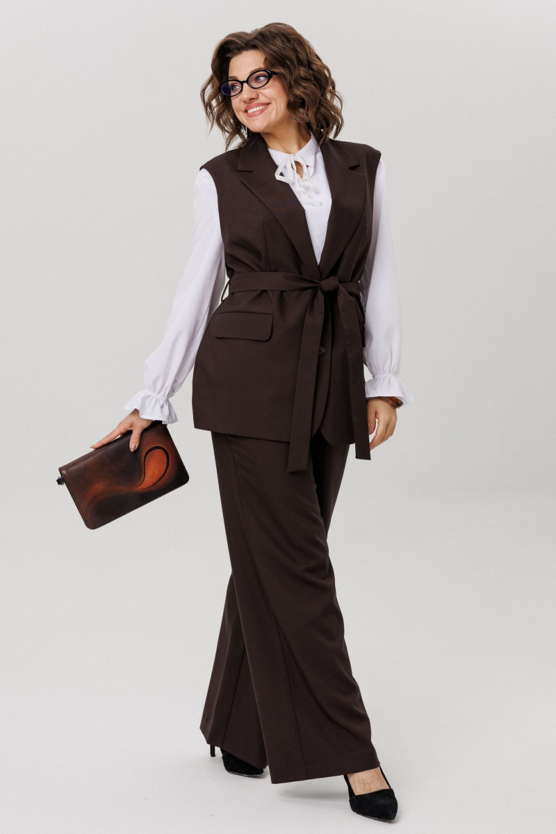 Жакеты Anelli 1502 блестящий каштан