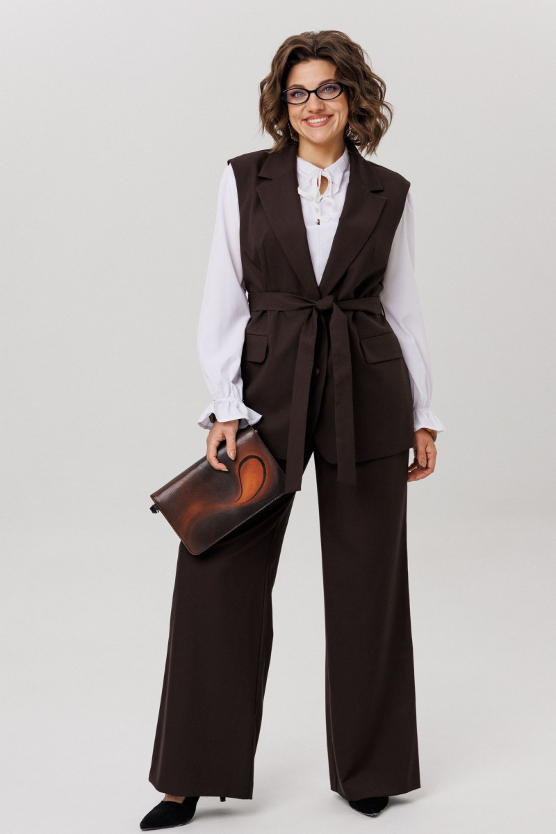 Жакеты Anelli 1502 блестящий каштан