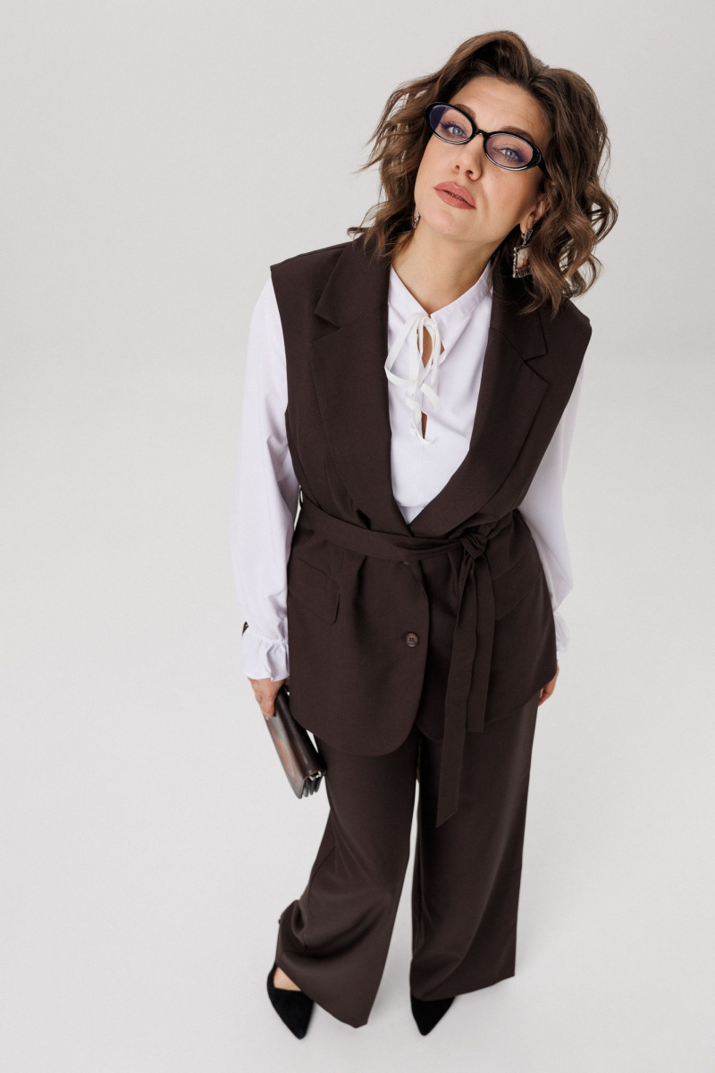 Жакеты Anelli 1502 блестящий каштан