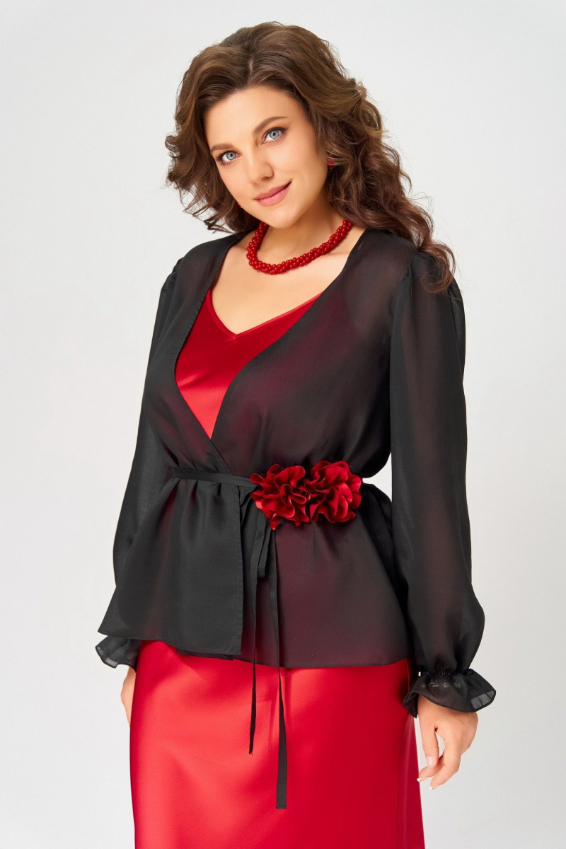 Плательный комплект Fita 3201 красно-черный