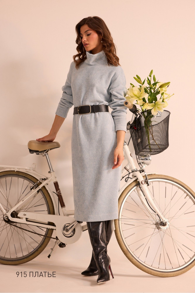 Платья NiV NiV fashion 915 голубой