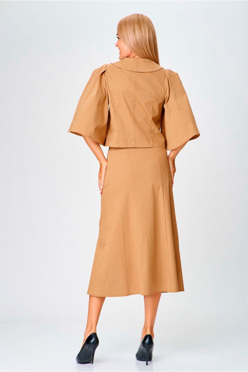 Юбочный костюм Gamma Gracia 769 бежевый