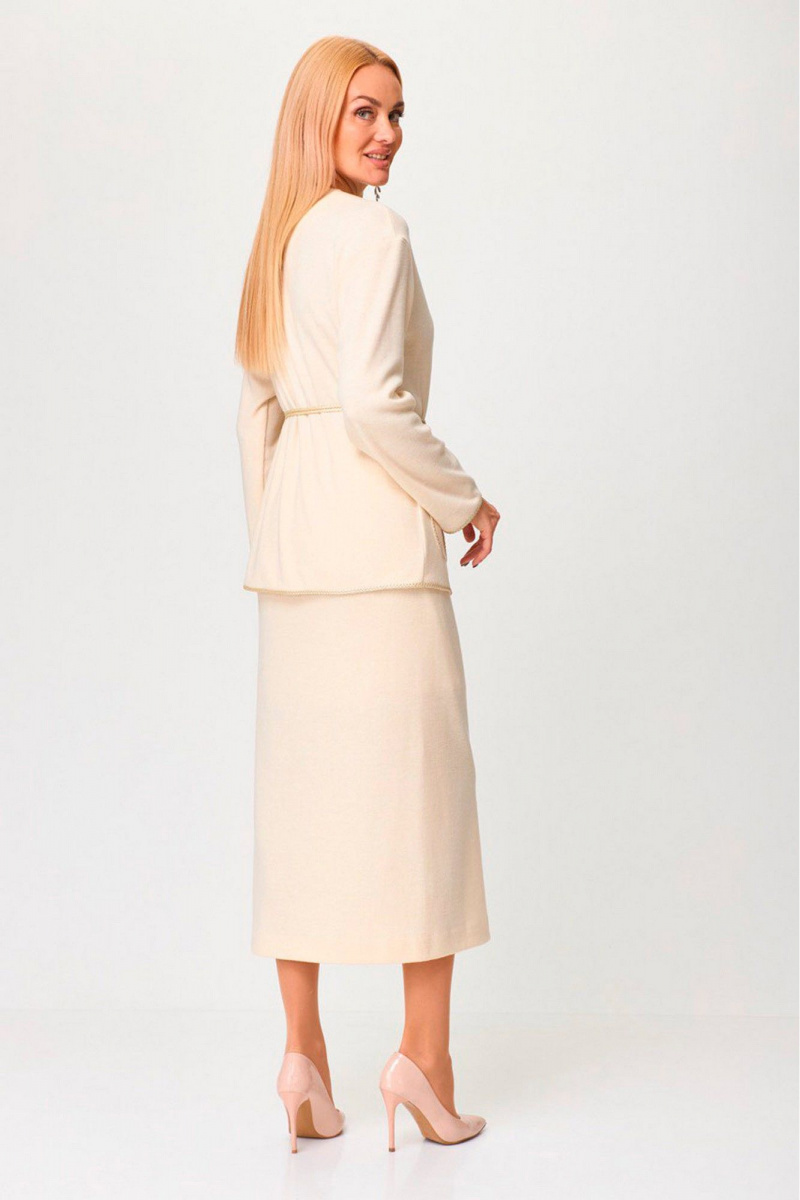 Юбочный костюм Gamma Gracia 792 кремовый
