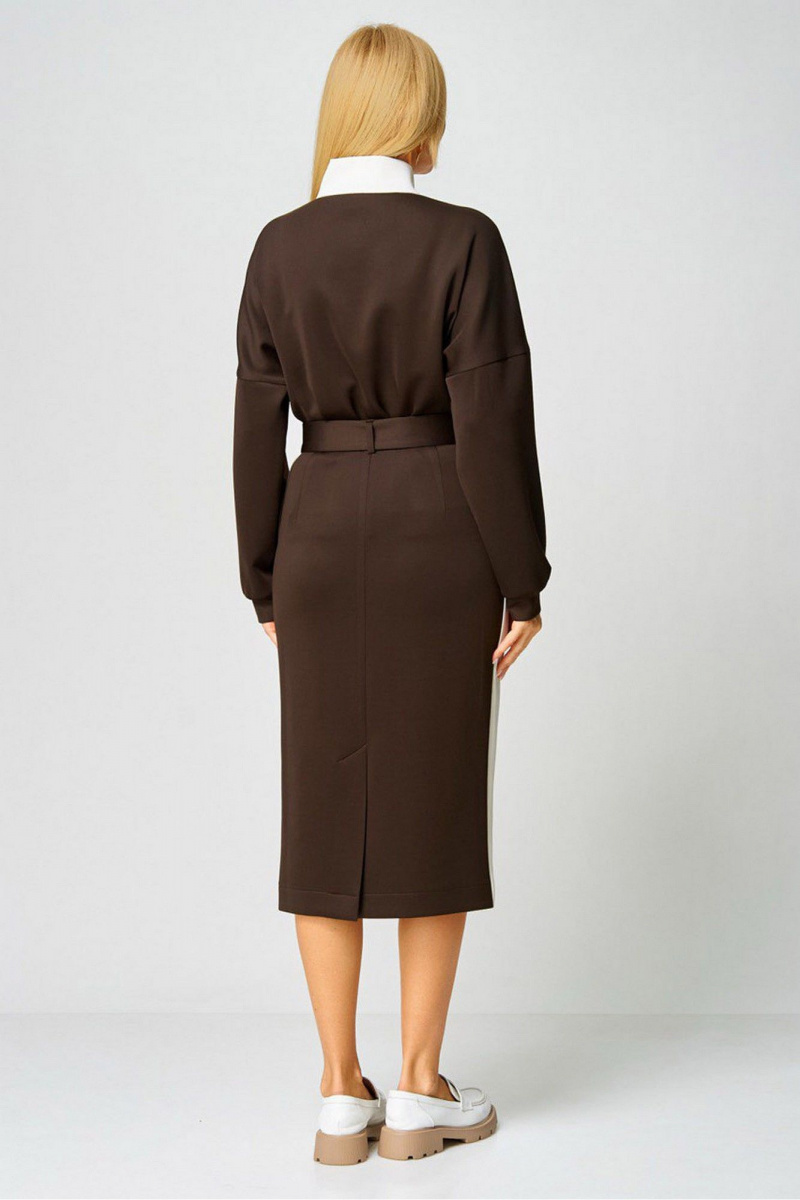 Юбочный комплект Gamma Gracia 888 коричневый_белый