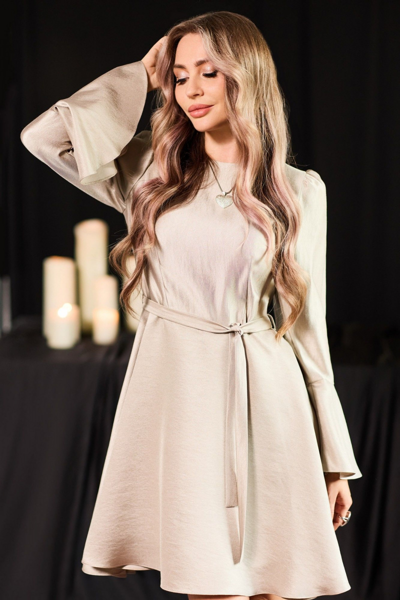 Платья Golden Valley 44276 бежевый