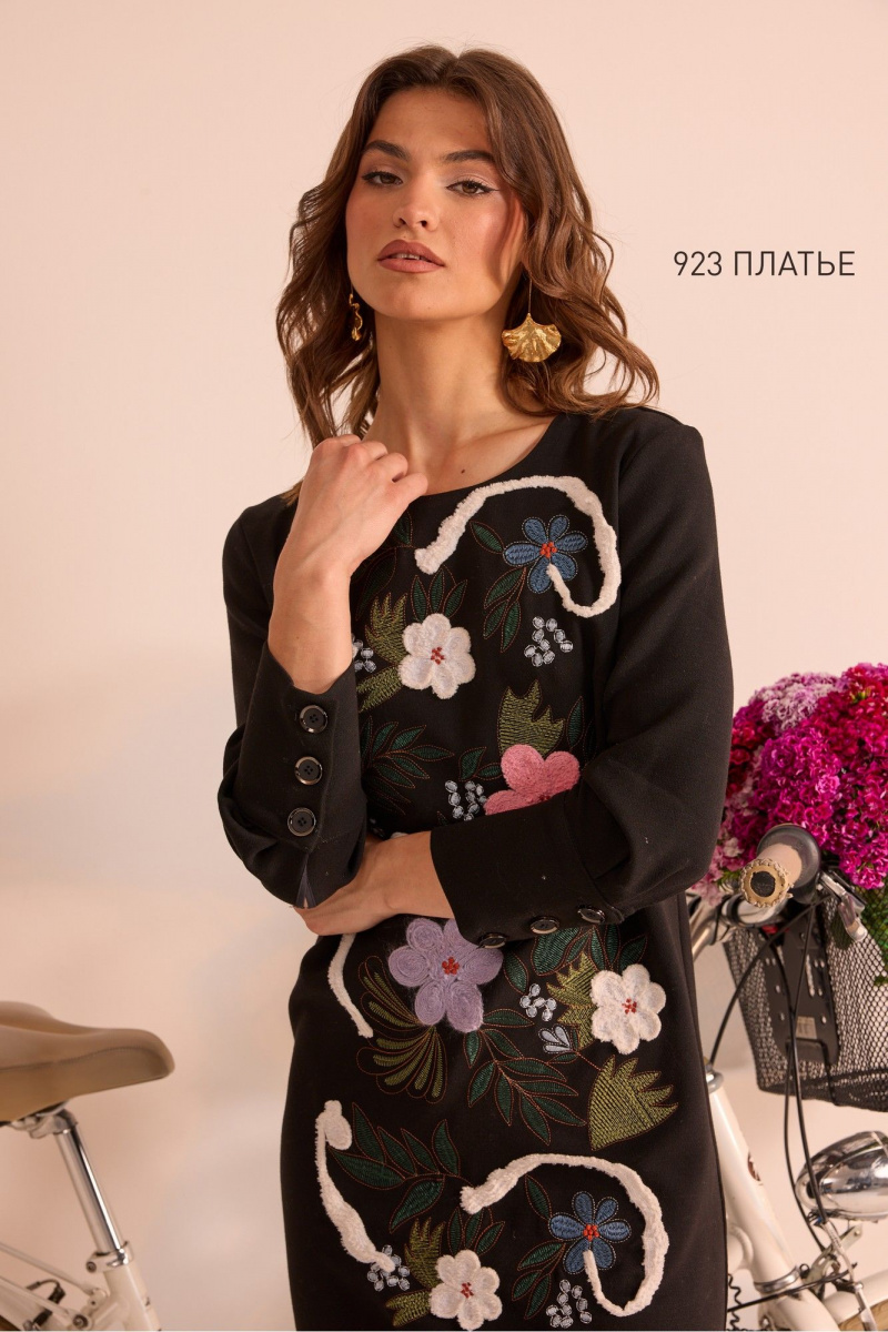 Платья NiV NiV fashion 923 чёрный