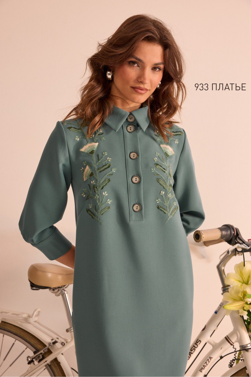 Платья NiV NiV fashion 933 бирюза