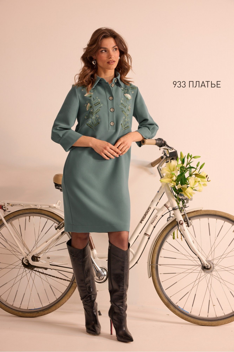 Платья NiV NiV fashion 933 бирюза