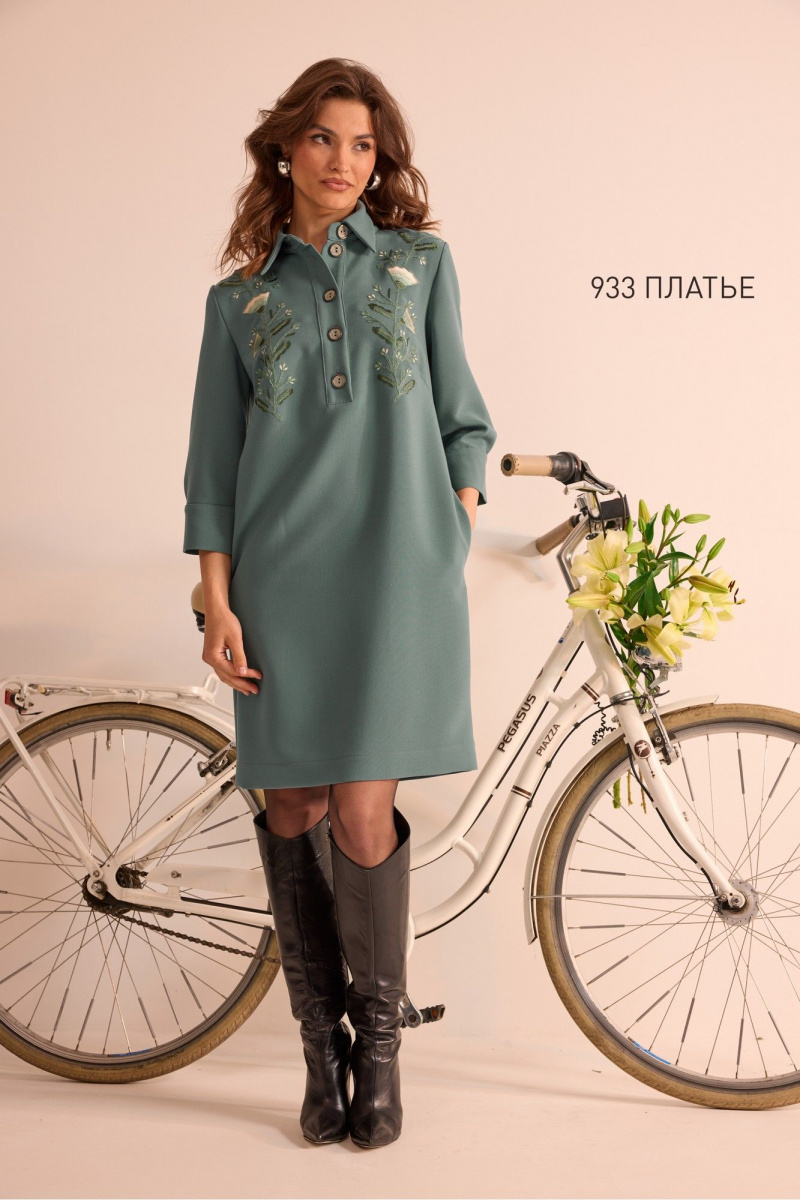 Платья NiV NiV fashion 933 бирюза