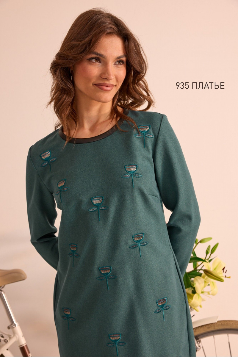 Платья NiV NiV fashion 935 бирюза