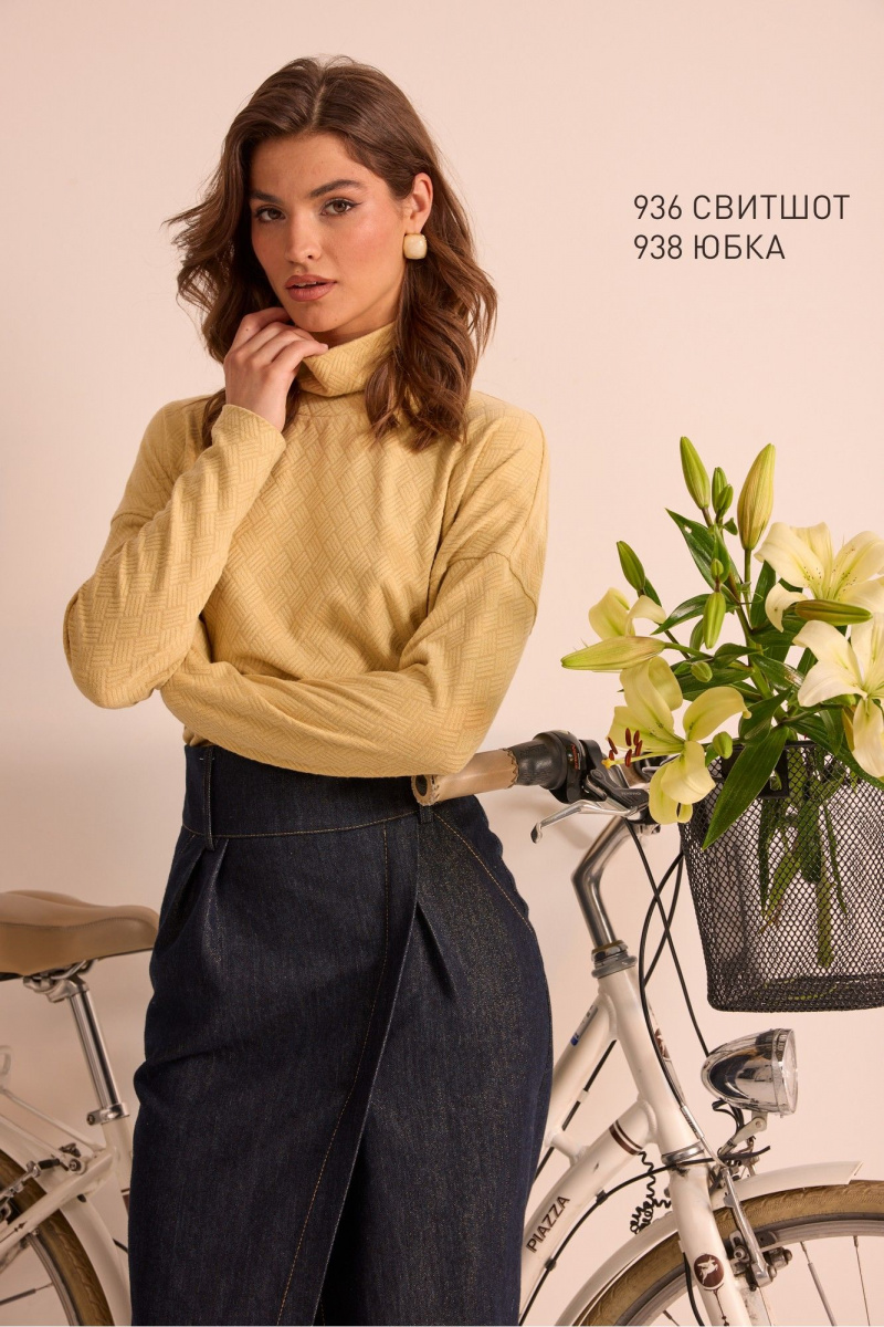 Юбки NiV NiV fashion 938 тёмно-синий