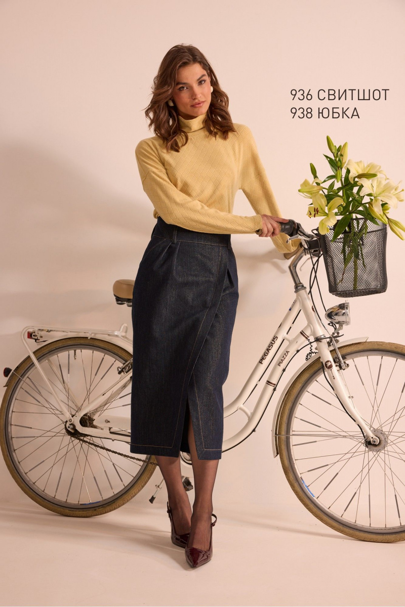 Юбки NiV NiV fashion 938 тёмно-синий