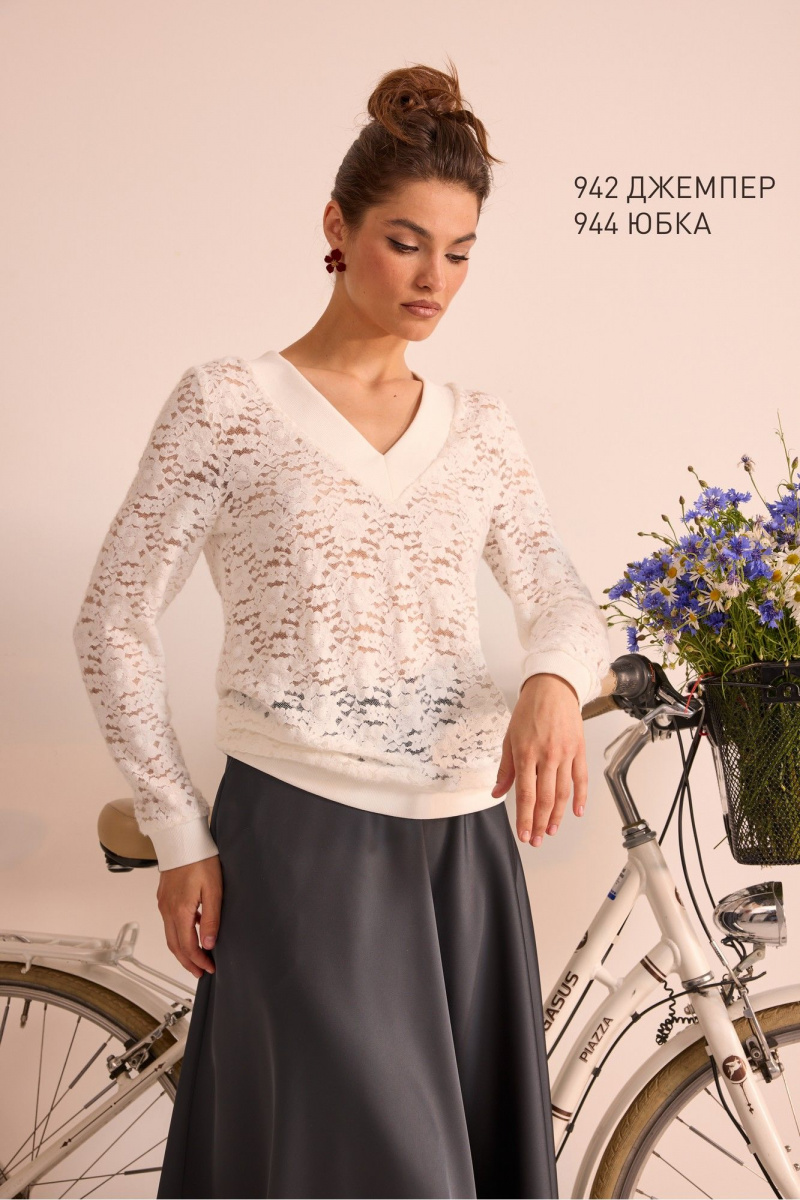 Джемперы NiV NiV fashion 942 молочный