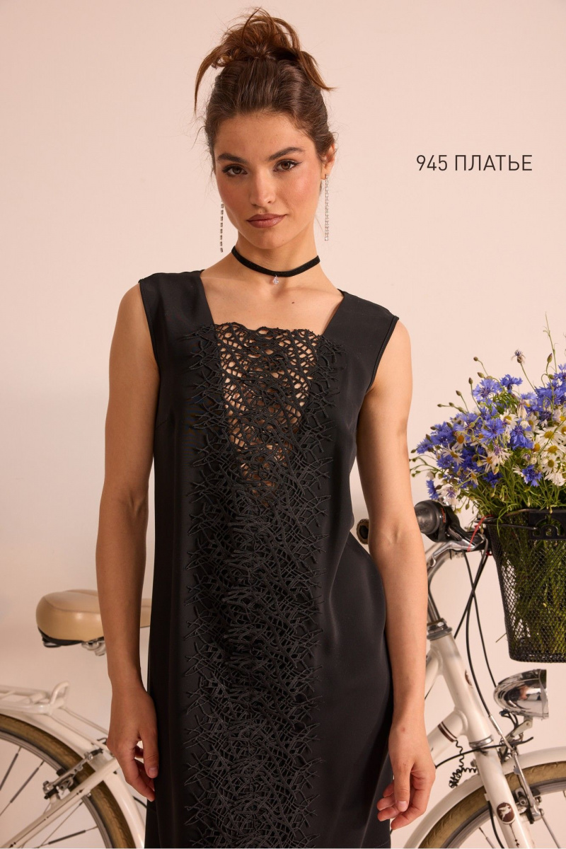 Платья NiV NiV fashion 945 черный