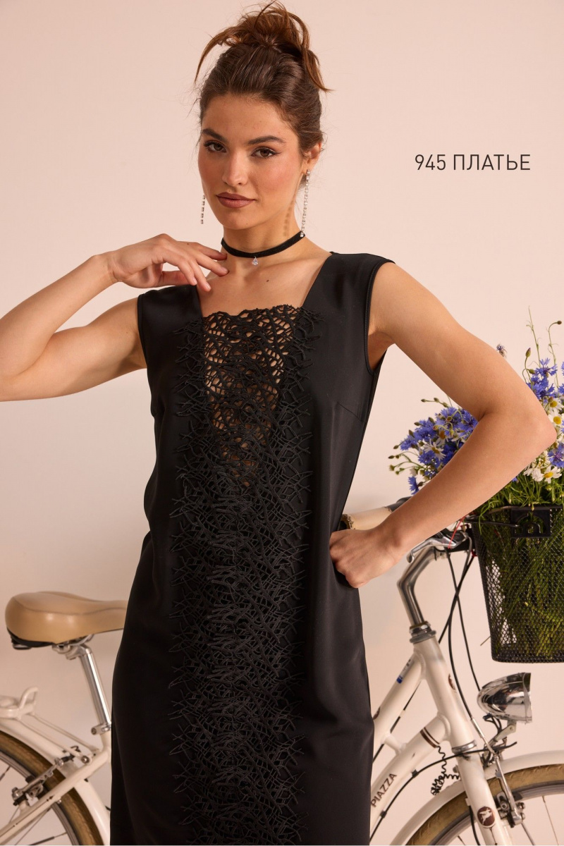 Платья NiV NiV fashion 945 черный