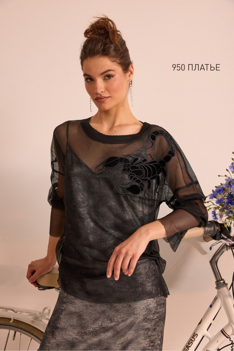 Платья NiV NiV fashion 950 серый