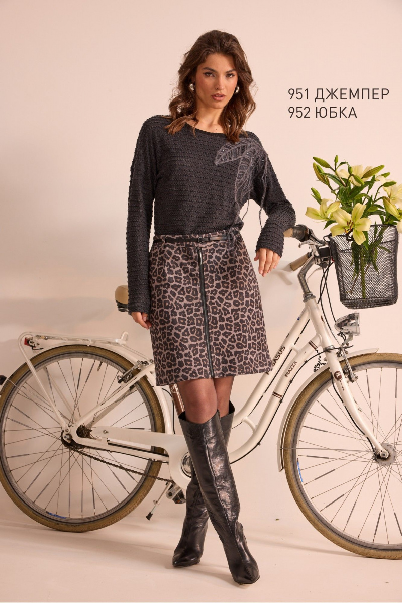 Джемперы NiV NiV fashion 951 графит