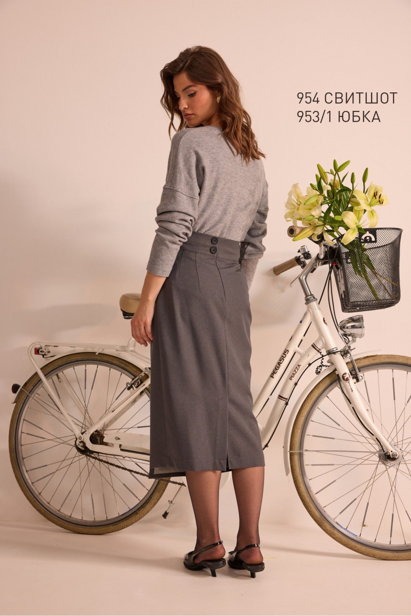 Джемперы NiV NiV fashion 954 серый