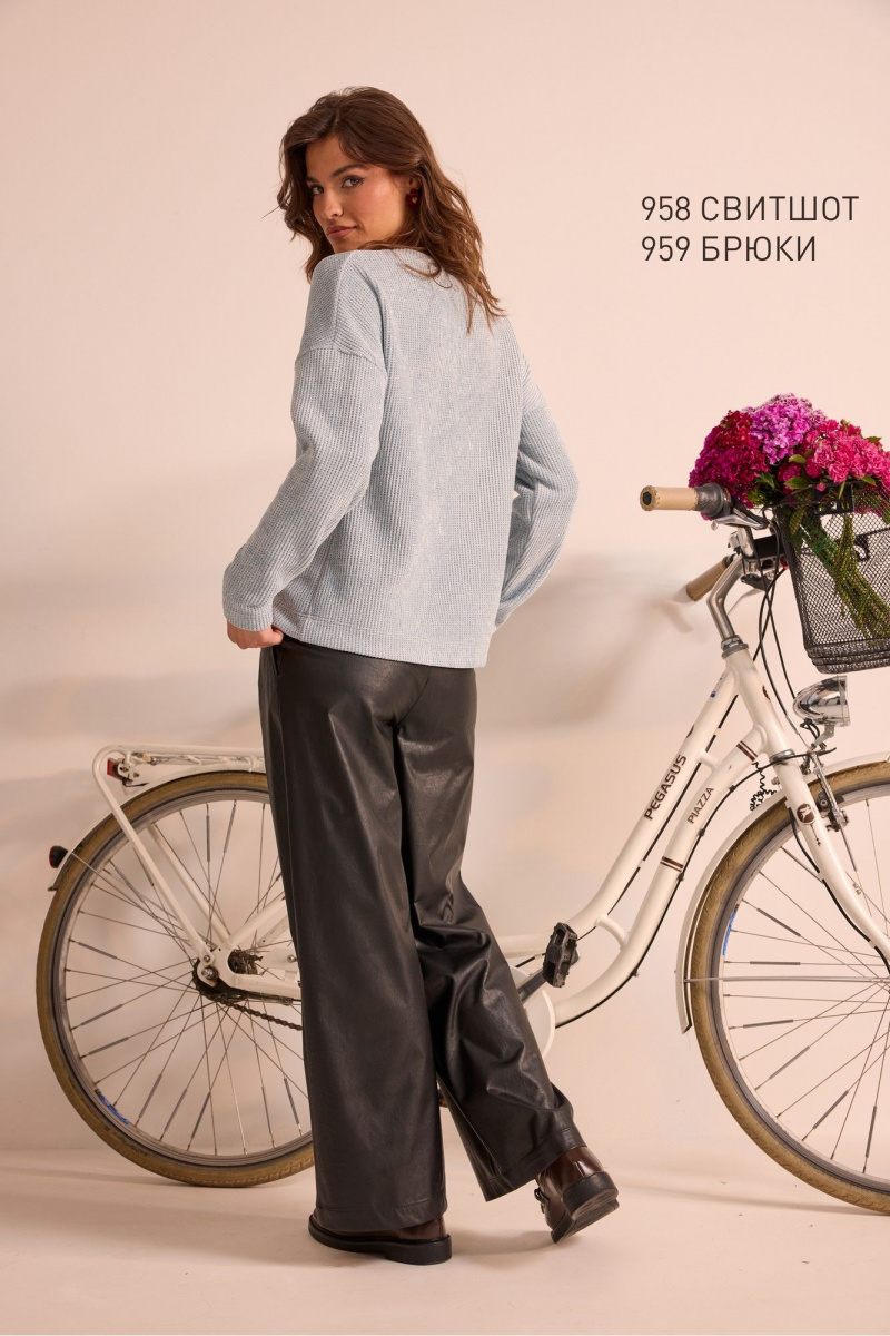 Джемперы NiV NiV fashion 958 голубой