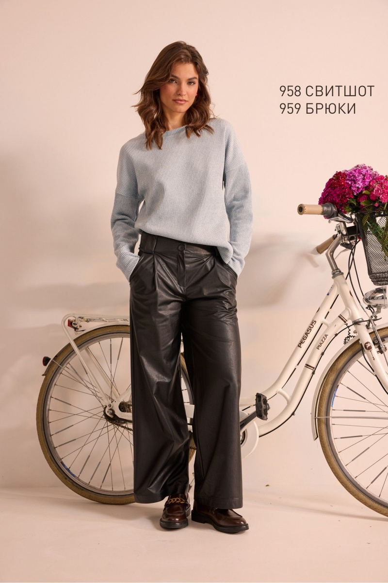 Брюки NiV NiV fashion 959 черный