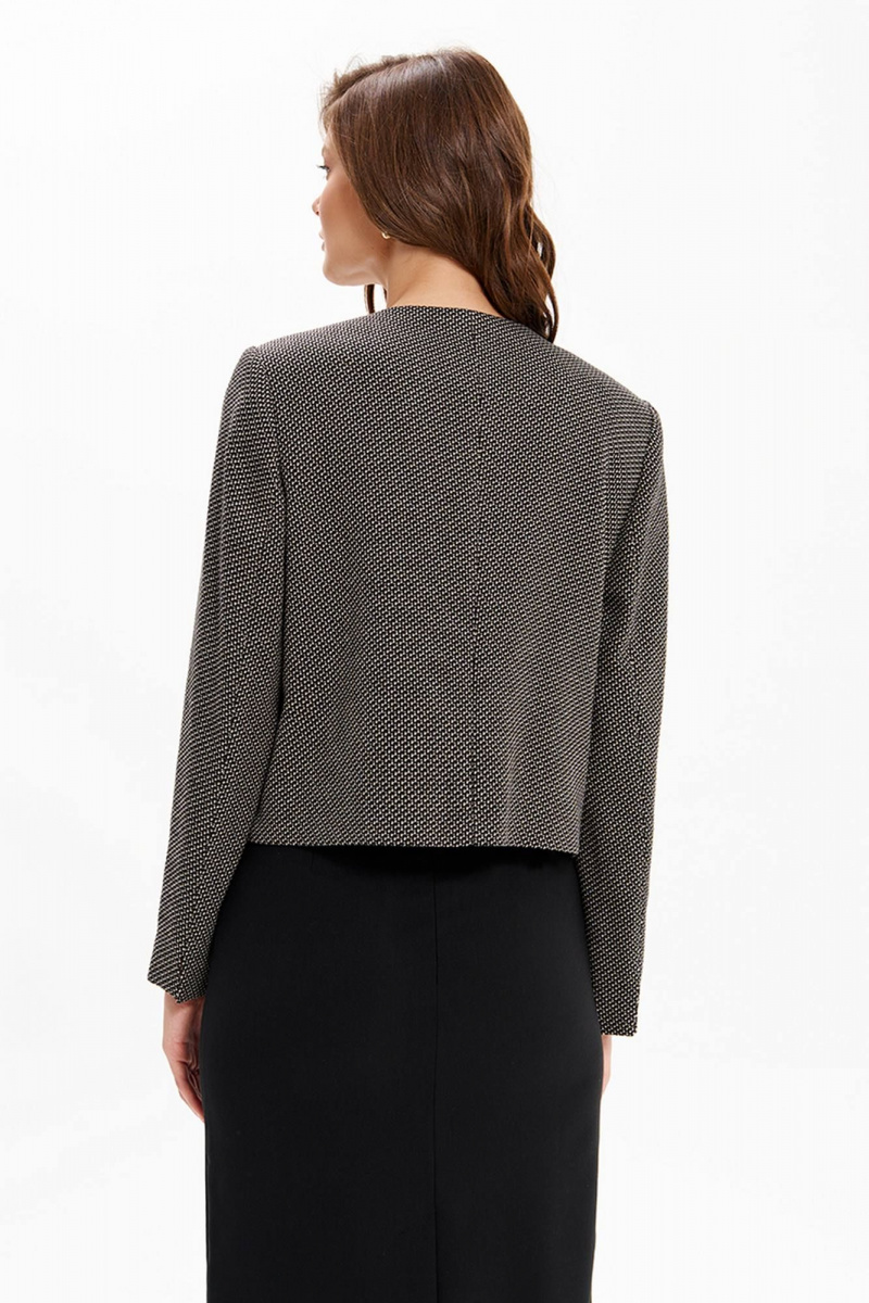 Жакеты Nelva 1886 черно-кремовый жаккард