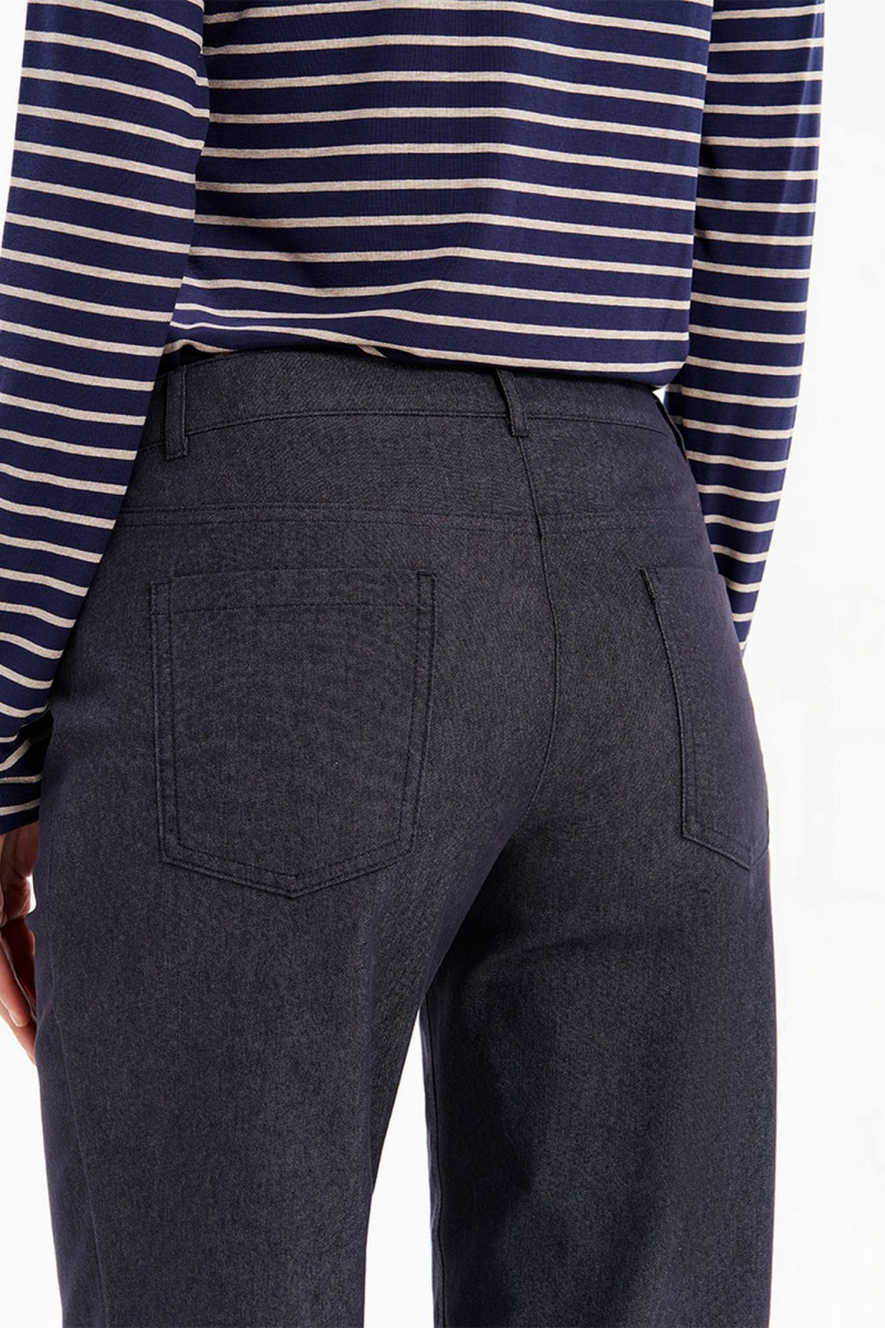 Джемперы Nelva 23487 сине-бежевая полоска