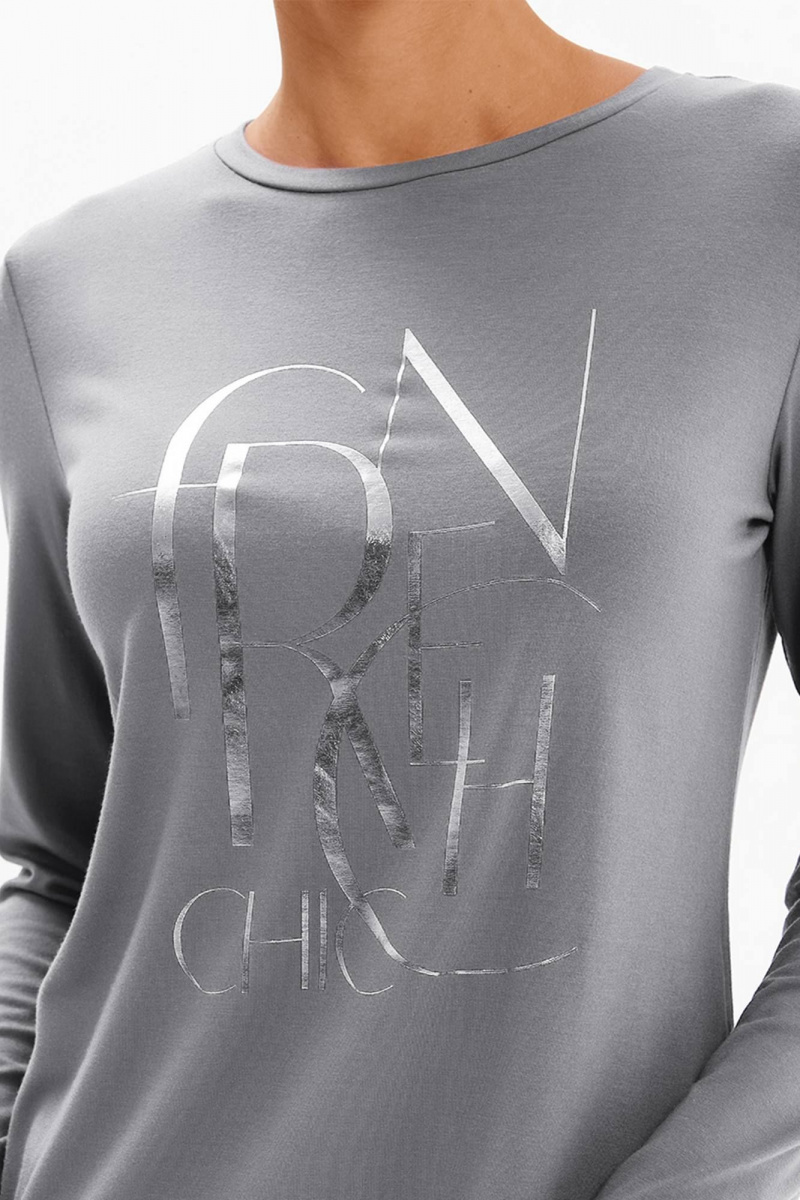 Джемперы Nelva 23489 серый