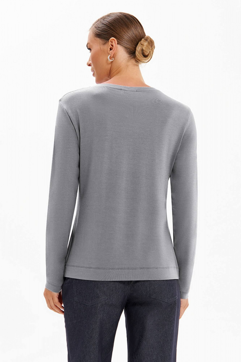 Джемперы Nelva 23489 серый