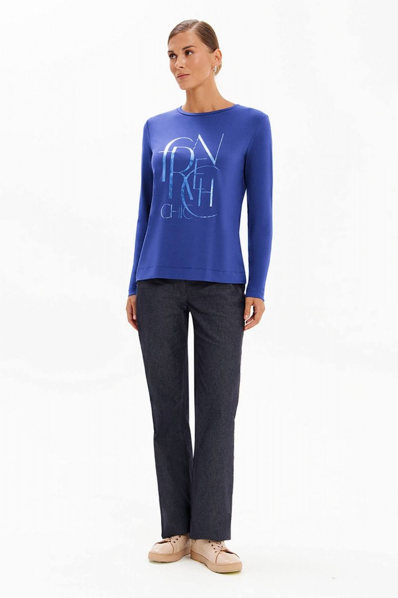 Джемперы Nelva 23489 ярко-синий