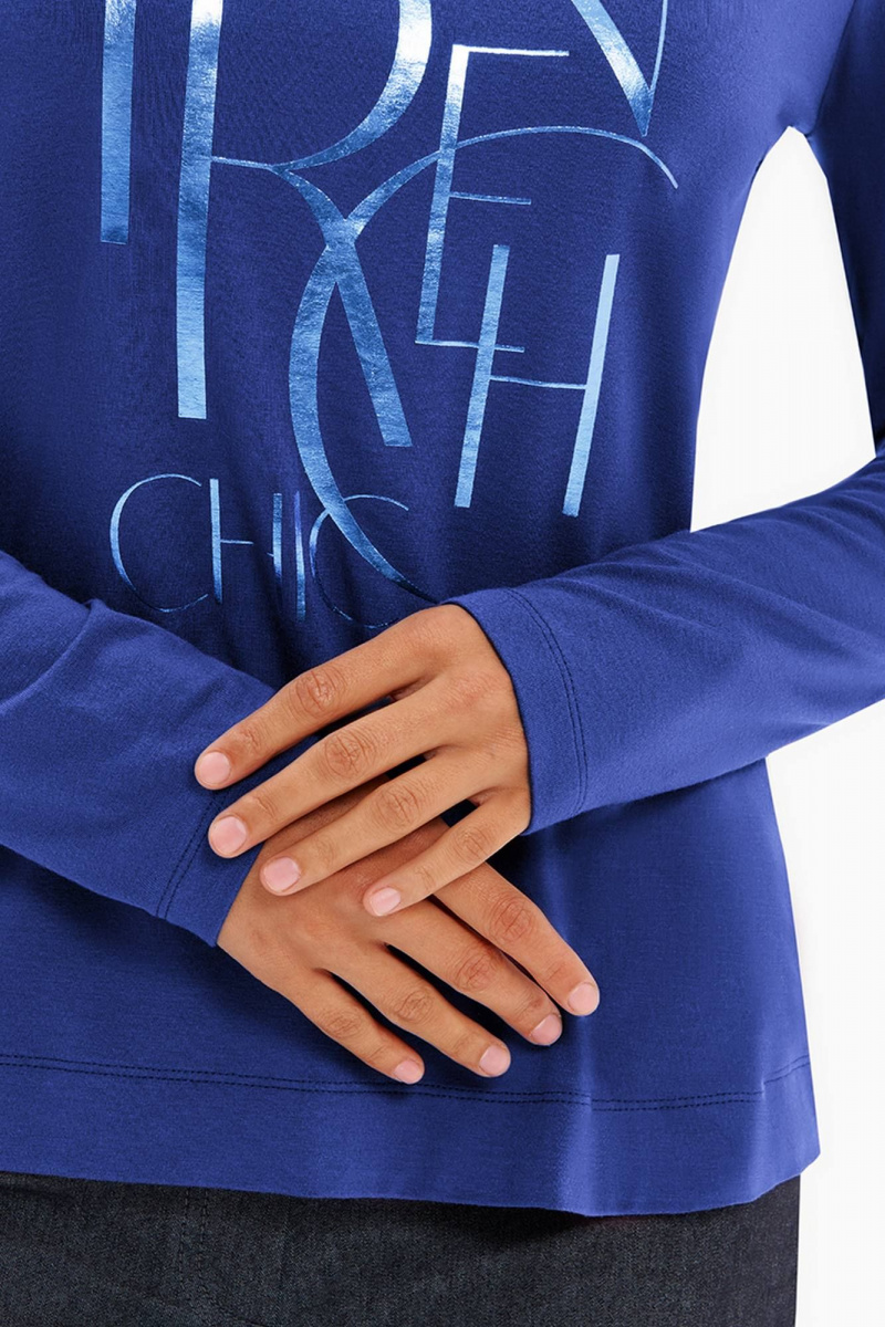 Джемперы Nelva 23489 ярко-синий