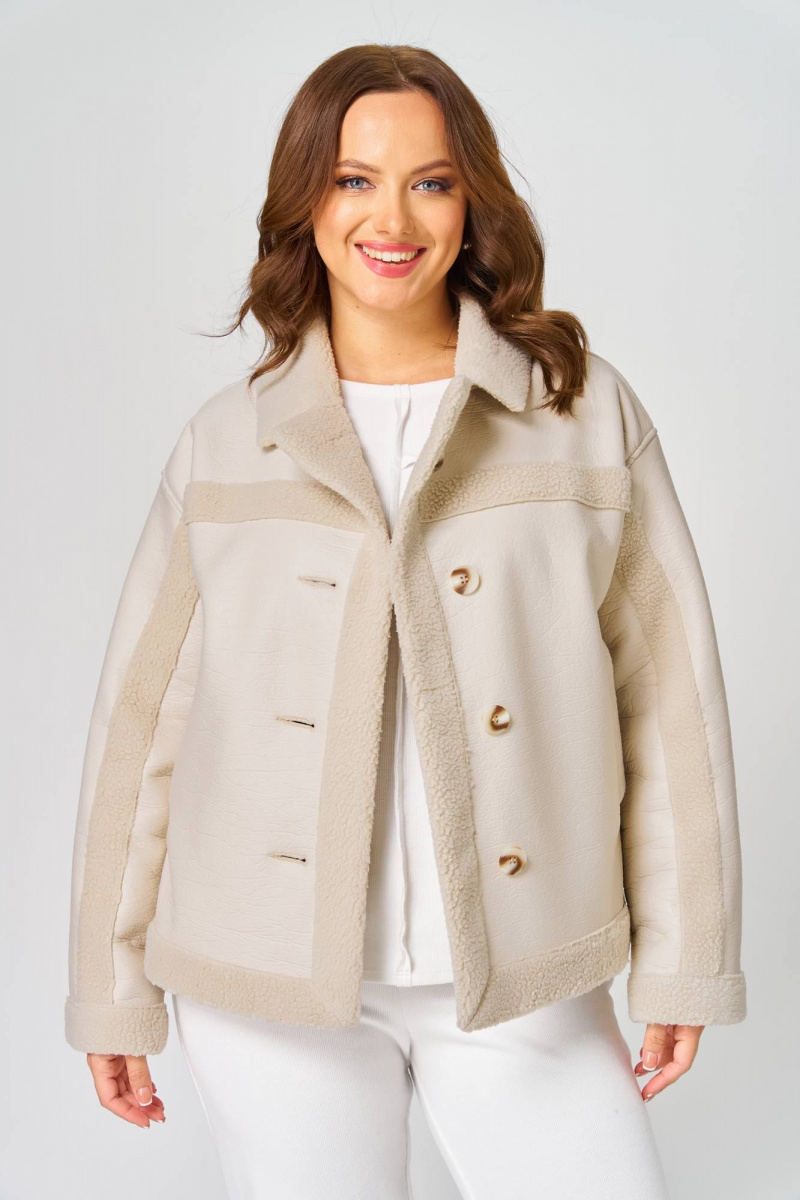 Женская куртка Диомант 2138 бежевый