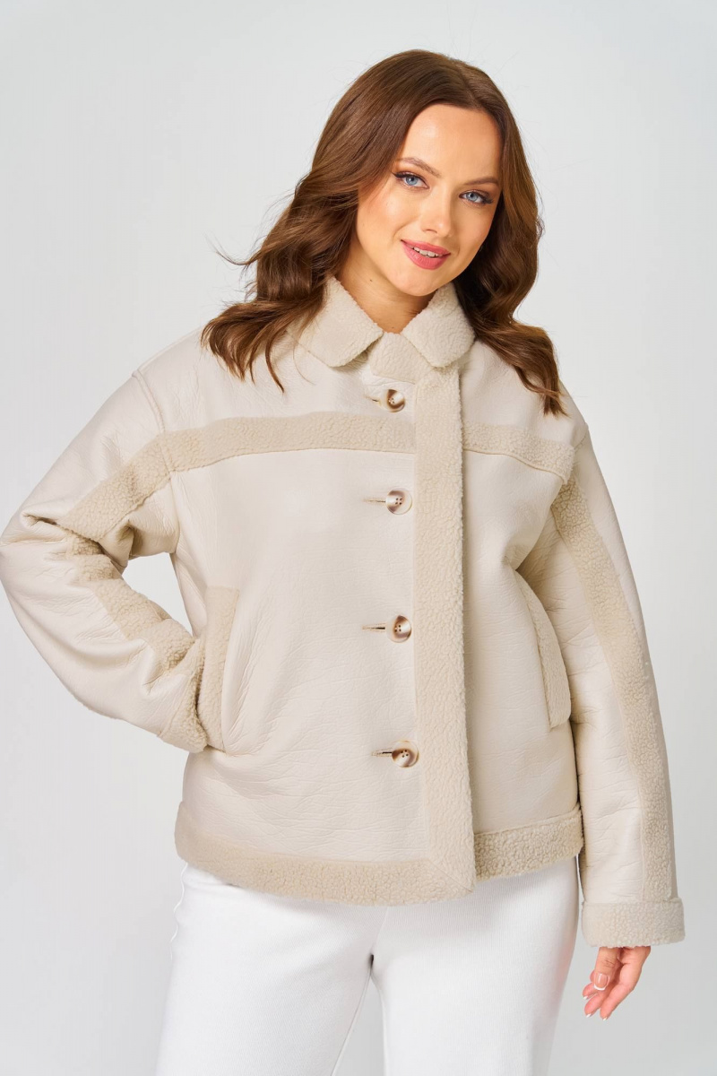 Женская куртка Диомант 2138 бежевый