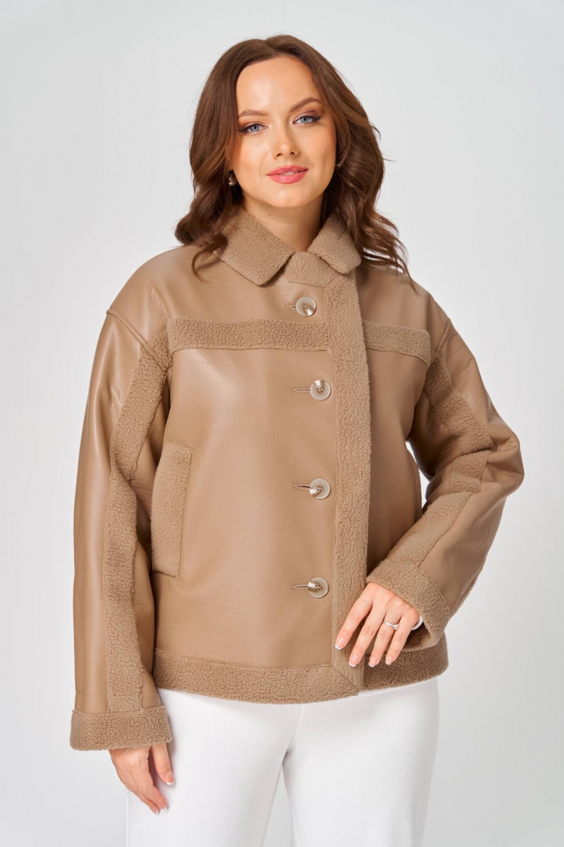 Женская куртка Диомант 2138 карамель