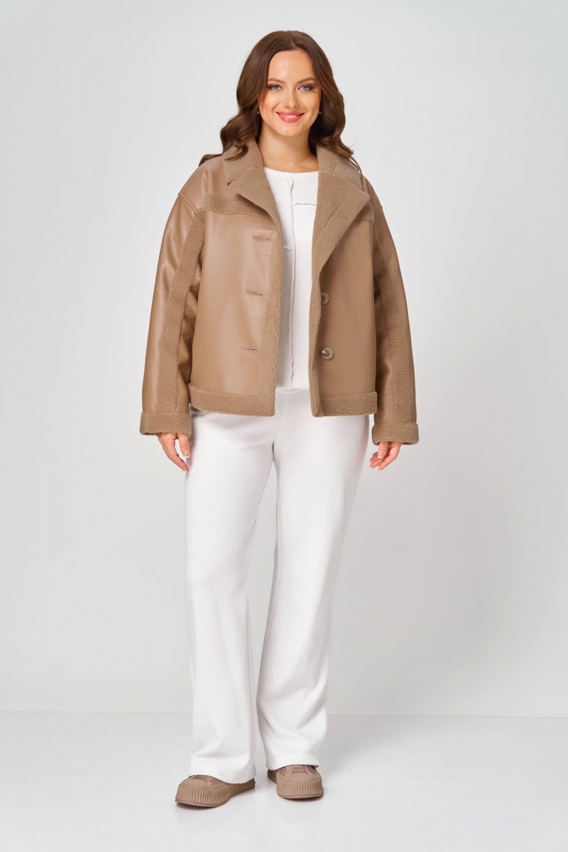 Женская куртка Диомант 2138 карамель